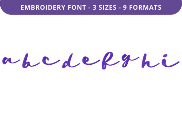 Beach Stroll Font Lowercase a to I