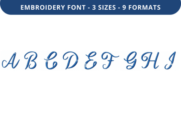 Bethilda Font Uppercase A to I
