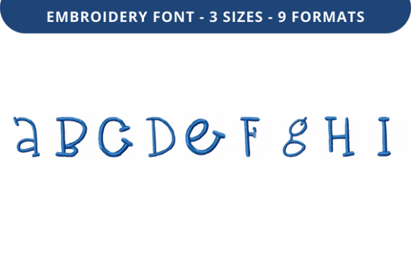Boo Bear Font a to I: Sweet, Stitch-Ready Charm