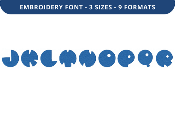Bow Wow Font J to R: A Playful, Festive Embroidery Font for Holiday Gifts