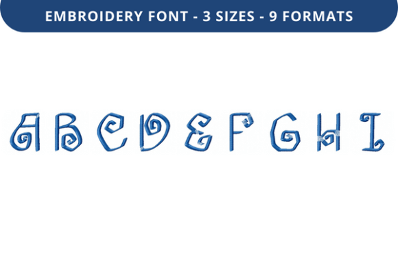 Cool Culottes Font Uppercase A to I