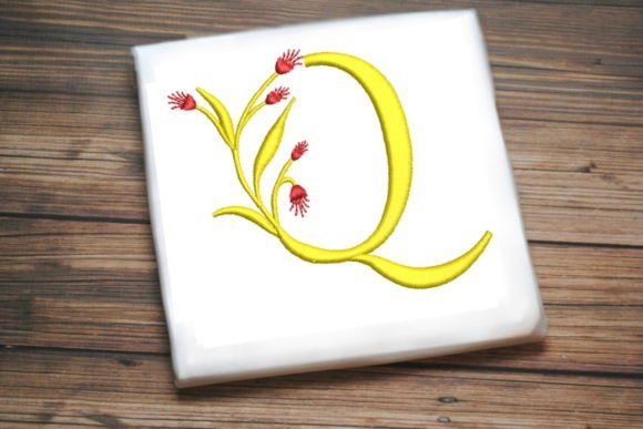 Floral Monogram Letter Q Review