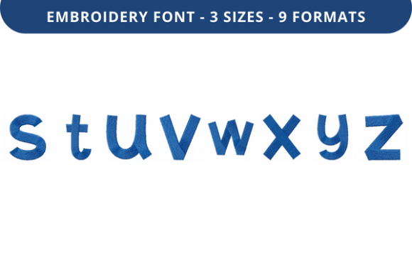 Gumbies Font S to Z: A Boutique Embroidery Designer’s Review