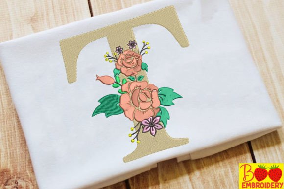 Letter T and Flower: A Seasonal Embroidery Review