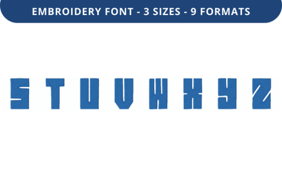 Rogue Fleet Font S to Z: A Seasonal Embroidery Font Review