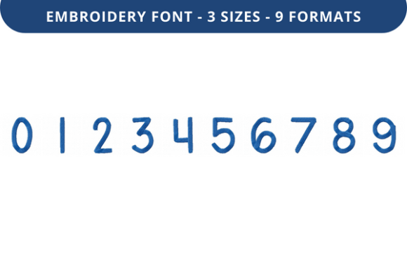 Sunny Box Font 0 to 9 Review